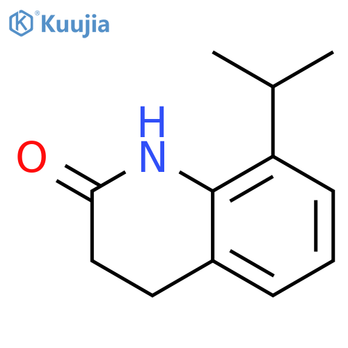 2(1H)-Quinolinone, 3,4-dihydro-8-(1-methylethyl)- structure