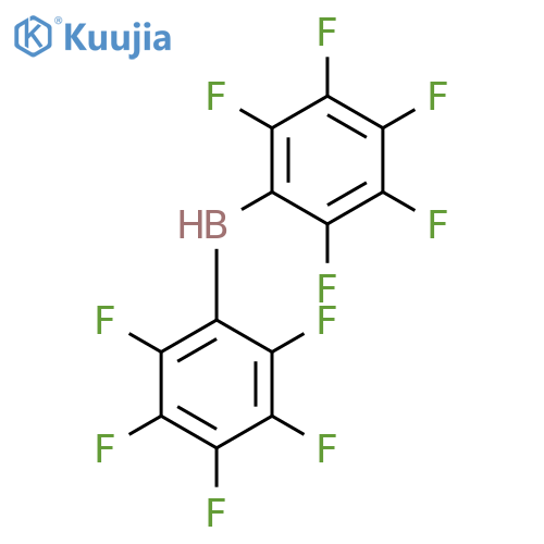 Borane,bis(2,3,4,5,6-pentafluorophenyl)- structure