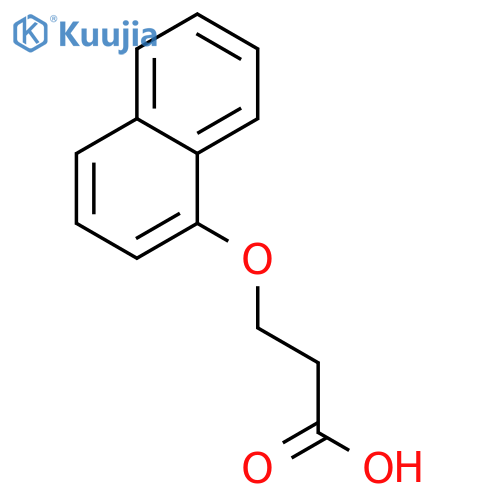 3-(naphthalen-1-yloxy)propanoic Acid structure