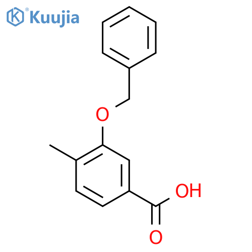 3-Benzyloxy-4-methylbenzoic Acid structure