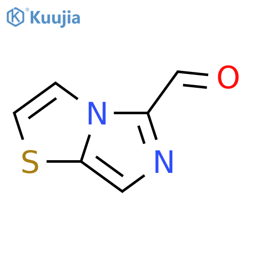 imidazo4,3-b1,3thiazole-5-carbaldehyde structure