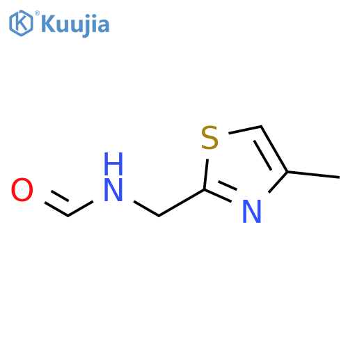 Formamide,N-[(4-methyl-2-thiazolyl)methyl]- structure