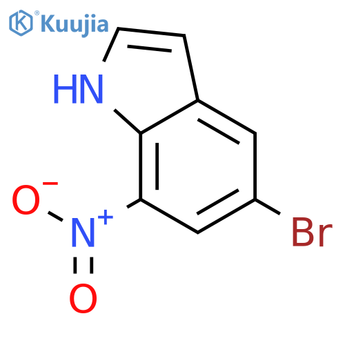5-Bromo-7-nitro-1H-indole structure