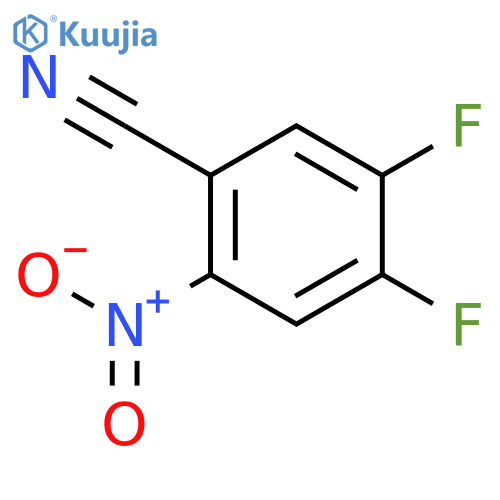 4,5-Difluoro-2-nitrobenzonitrile structure