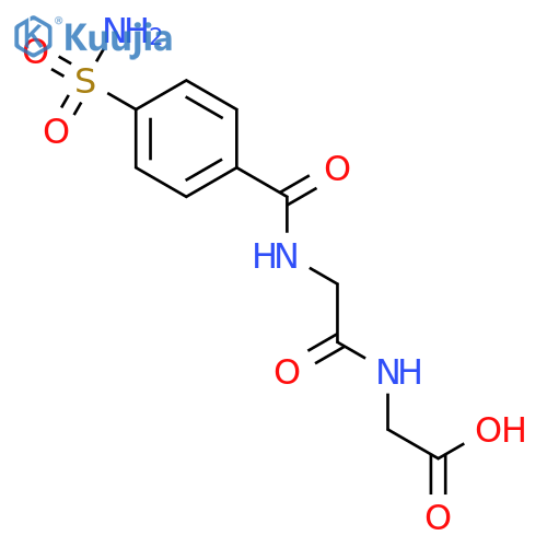 GLYCINE, N-[4-(AMINOSULFONYL)BENZOYL]GLYCYL- structure