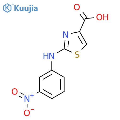 2-(3-Nitrophenylamino)thiazole-4-carboxylic acid structure