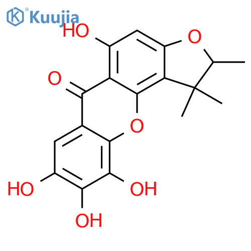 1,2-Dihydro-5,9,10-trihydroxy-1,1,2-trimethyl-6H-furo[2,3-c]xanthen-6-one; (ξ)-form, 8-Hydroxy structure