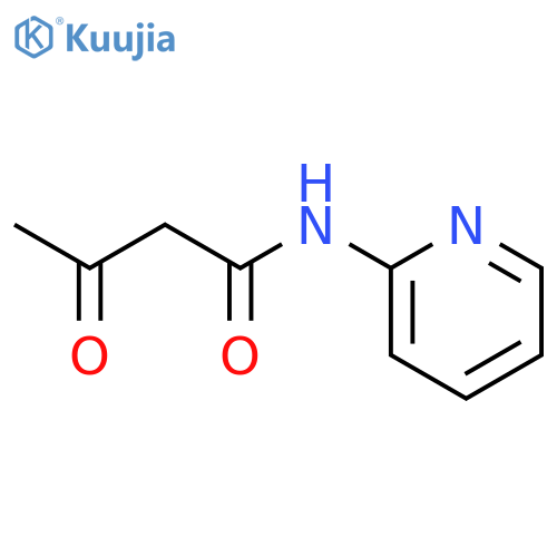 3-oxo-N-(2-pyridinyl)butanamide structure