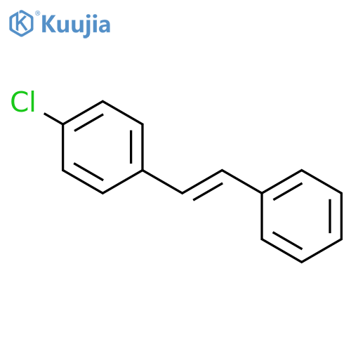 Benzene, 1-chloro-4-[(1Z)-2-phenylethenyl]- structure