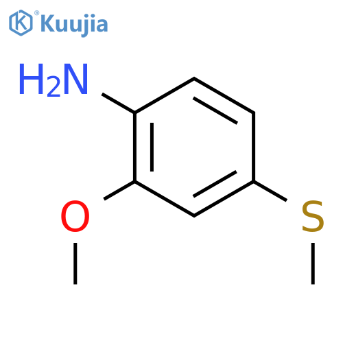 2-methoxy-4-(methylsulfanyl)aniline structure