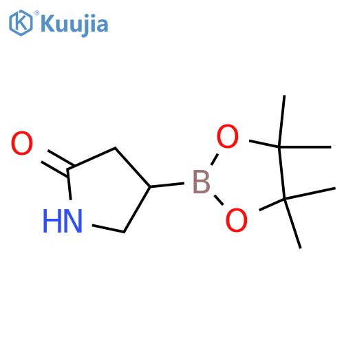 4-(4,4,5,5-Tetramethyl-1,3,2-dioxaborolan-2-yl)pyrrolidin-2-one structure