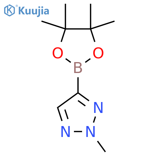 2-Methyl-4-(4,4,5,5-tetramethyl-1,3,2-dioxaborolan-2-yl)-2H-1,2,3-triazole structure