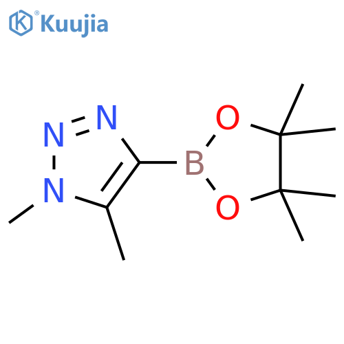 1,5-dimethyl-4-(tetramethyl-1,3,2-dioxaborolan-2-yl)-1H-1,2,3-triazole structure