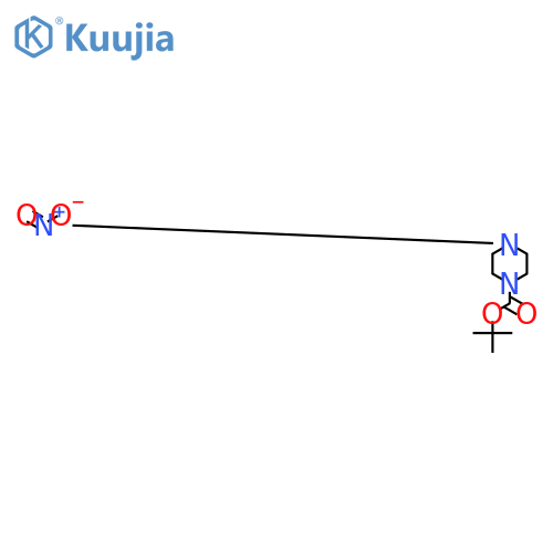 4-tert-Butyloxycarbonyl-1-nitropiperazine structure