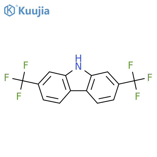 2,7-Bis(trifluoromethyl)-9H-carbazole structure