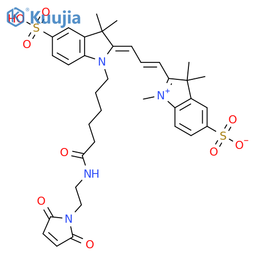 Cyanine-3-maleimide structure