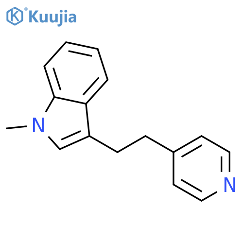 1H-Indole,1-methyl-3-[2-(4-pyridinyl)ethyl]- structure