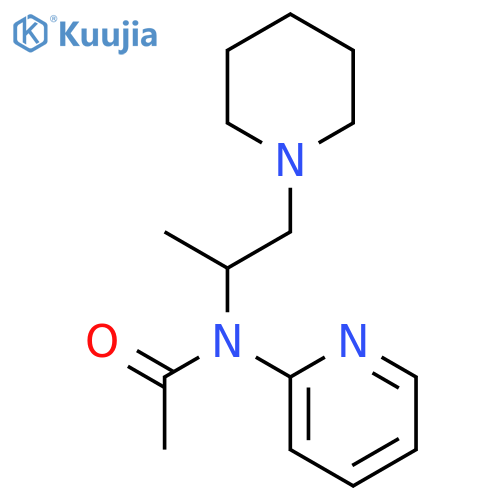 Acetamide,N-[1-methyl-2-(1-piperidinyl)ethyl]-N-2-pyridinyl-, (R)- (9CI) structure