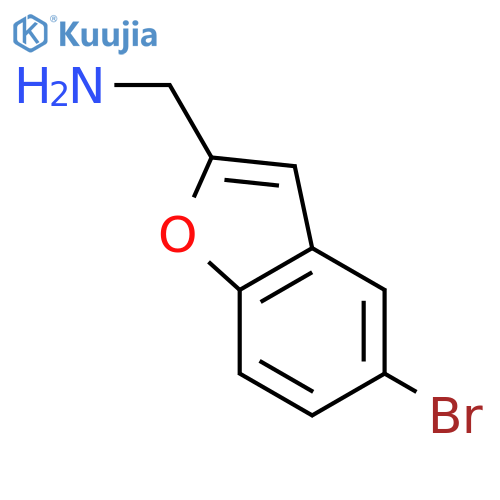(5-Bromobenzofuran-2-yl)methanamine structure