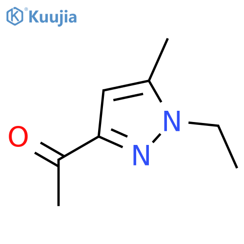 Ethanone,1-(1-ethyl-5-methyl-1H-pyrazol-3-yl)- structure
