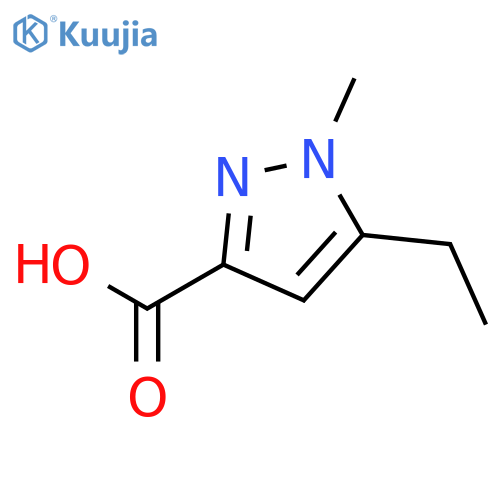 5-Ethyl-1-methyl-1H-pyrazole-3-carboxylic acid structure