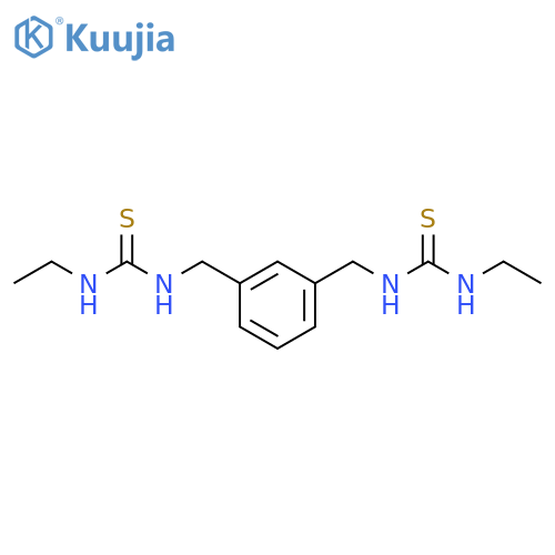 Thiourea, N,N''-[1,3-phenylenebis(methylene)]bis[N'-ethyl- structure