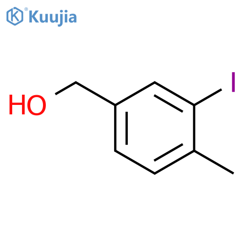 3-Iodo-4-methylbenzyl Alcohol structure