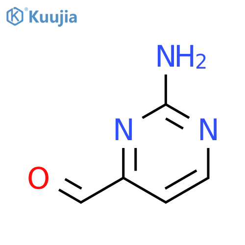 2-Aminopyrimidine-4-carbaldehyde structure