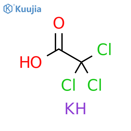 Acetic acid, 2,2,2-trichloro-, potassium salt (1:1) structure