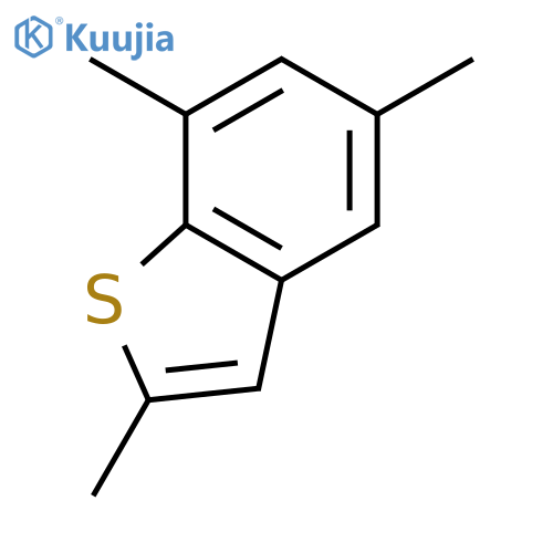 2,5,7-Trimethylbenzo[b]thiophene structure