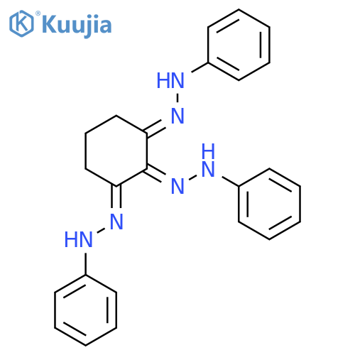 1,2,3-CYCLOHEXANETRIONE, TRIS(PHENYLHYDRAZONE) structure