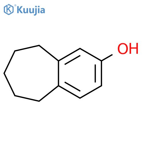 6,7,8,9-tetrahydro-5H-benzo[7]annulen-2-ol structure