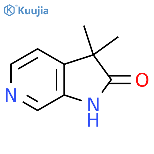 3,3-Dimethyl-1H-pyrrolo[2,3-C]pyridin-2(3H)-one structure