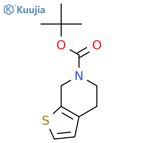 tert-butyl 4h,5h,6h,7h-thieno[2,3-c]pyridine-6-carboxylate structure