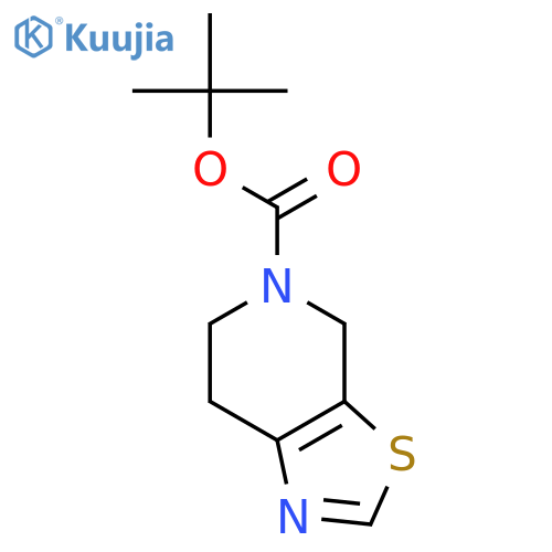 tert-Butyl 6,7-dihydrothiazolo[5,4-c]pyridine-5(4H)-carboxylate structure