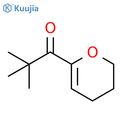 1-Propanone, 1-(3,4-dihydro-2H-pyran-6-yl)-2,2-dimethyl- structure