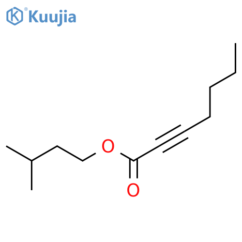2-Heptynoic acid,3-methylbutyl ester structure