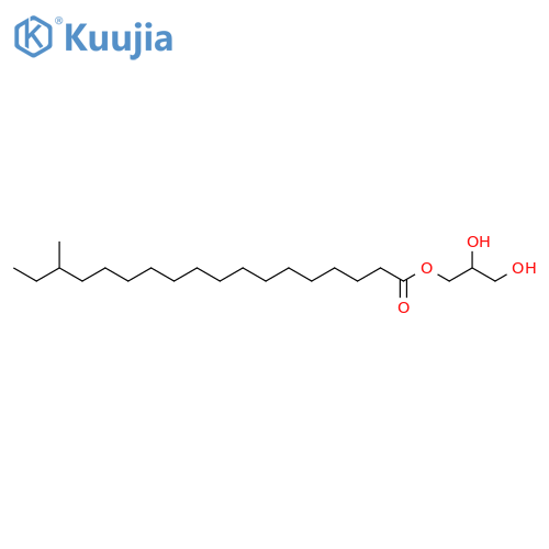 1-(16-Methyloctadecanoyl)-glycerol structure