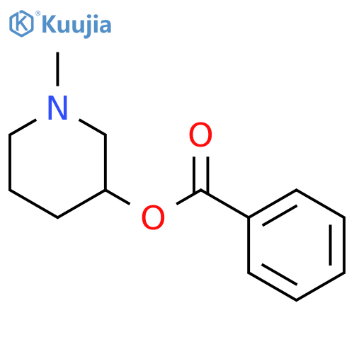 1-methylpiperidin-3-yl benzoate structure
