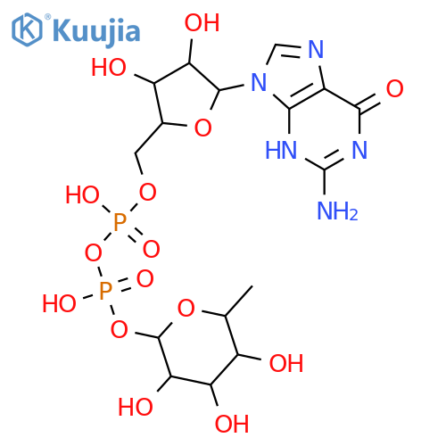 6-deoxy-beta-L-galactopyranosylguanosine-5'-diphosphate structure