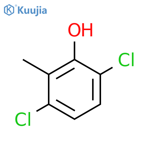 3,6-Dichloro-2-methylphenol structure