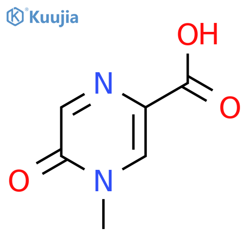4-Methyl-5-oxo-4,5-dihydropyrazine-2-carboxylic acid structure