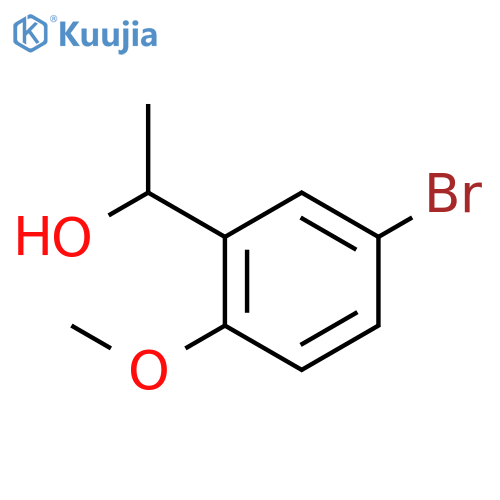 1-(5-bromo-2-methoxyphenyl)ethan-1-ol structure