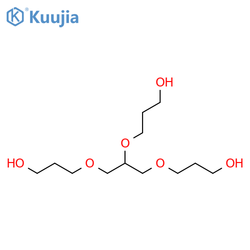 3,3',3''-(Propane-1,2,3-triyltris(oxy))tris(propan-1-ol) structure