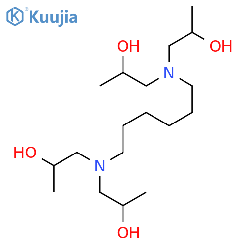 2-Propanol, 1,1',1'',1'''-(1,6-hexanediyldinitrilo)tetrakis- structure