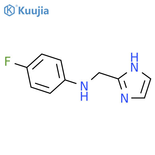 4-fluoro-N-(1H-imidazol-2-yl)methylaniline structure