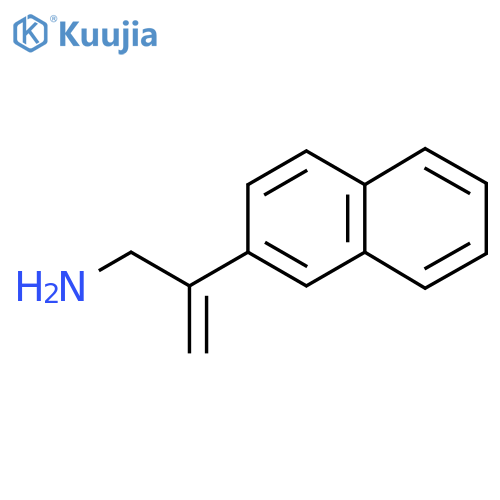 2-(naphthalen-2-yl)prop-2-en-1-amine structure