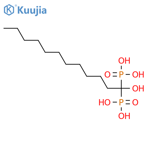 Phosphonic acid,P,P'-(1-hydroxydodecylidene)bis- structure