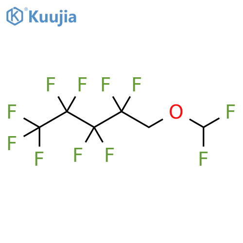 2,2,3,3,4,4,5,5,5-Nonafluoropentyl difluoromethylether structure