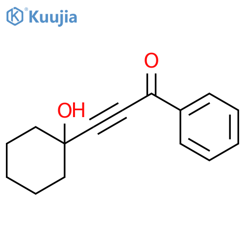 2-Propyn-1-one, 3-(1-hydroxycyclohexyl)-1-phenyl- structure